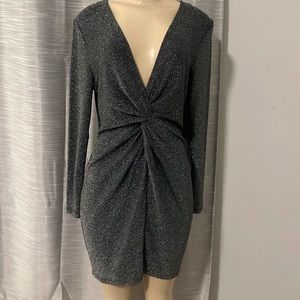 Its a large dress silver worn once